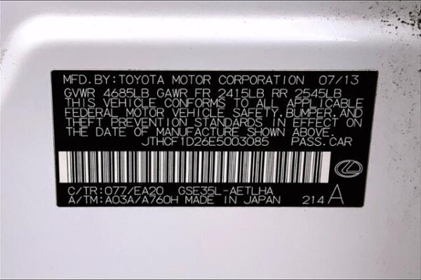 2014 Lexus IS 250 4dr Sport Sdn Auto AWD - Pre-Owned - Image 30
